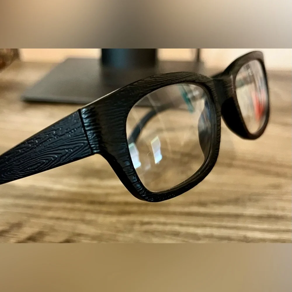 Enhance 3854 50/21/145‎ Black Frame Rectangular Glasses / Carrying Case